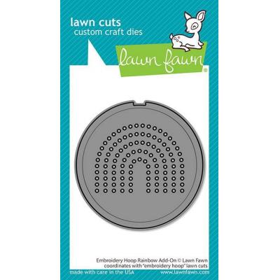 Lawn Fawn Lawn Cuts - Embroidery Hoop Rainbow Add-On